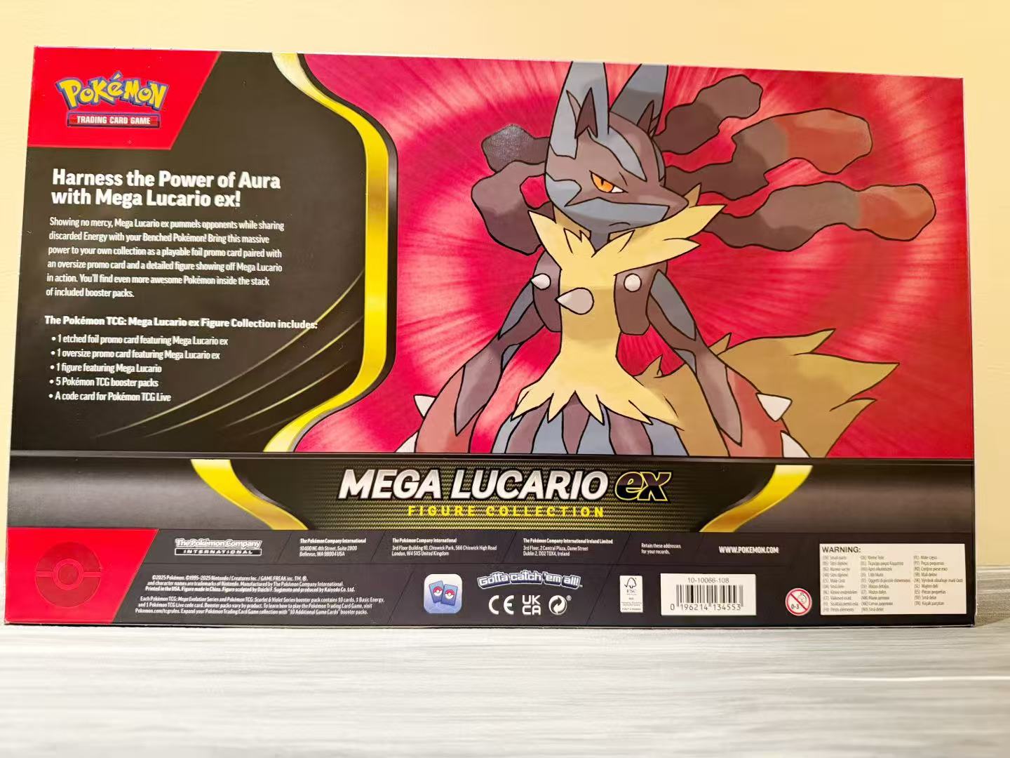 Pokemon TCG Mega Lucario ex Figure Collection