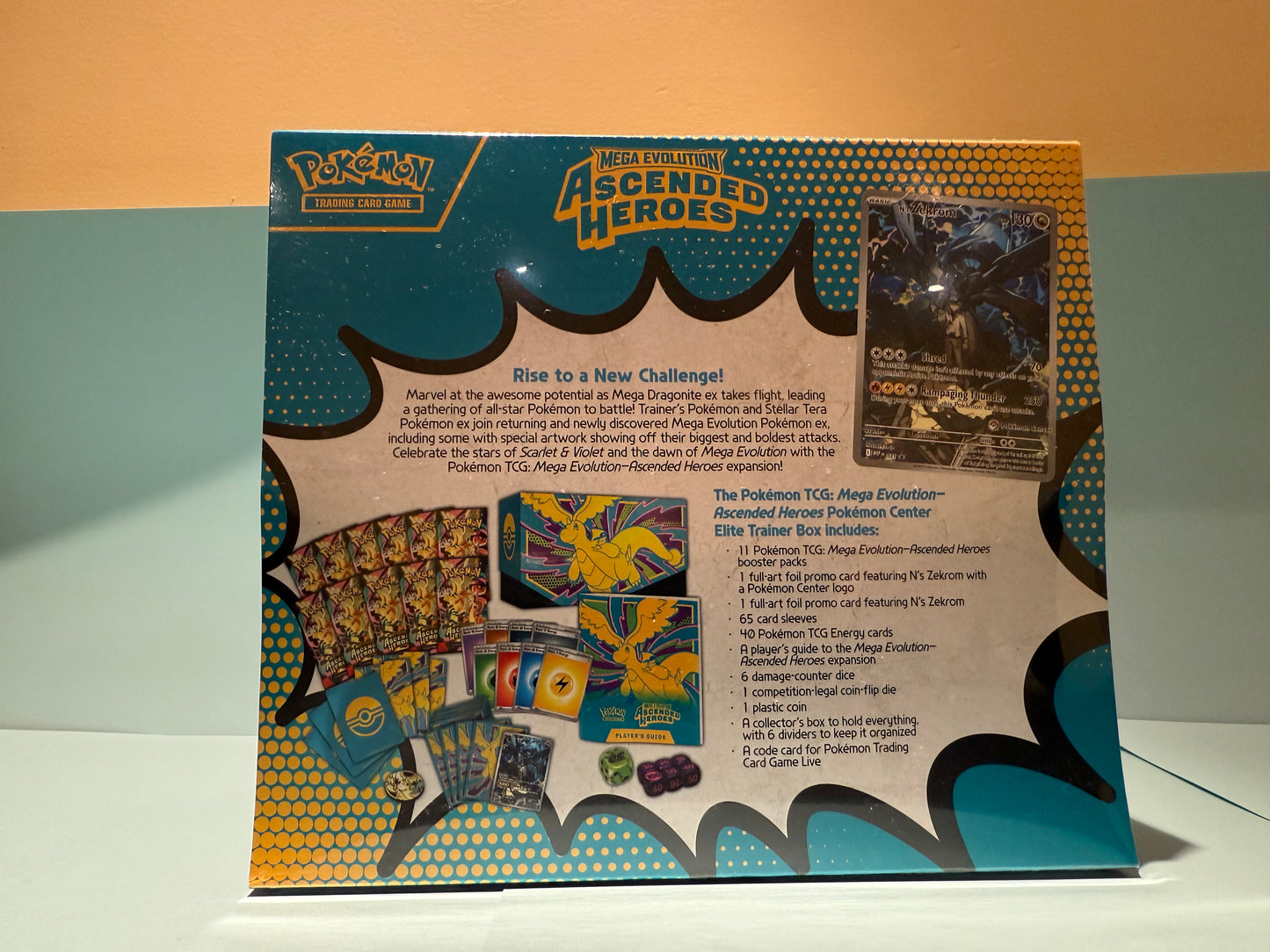 Pokemon TCG Mega Evolution Ascended Heroes ETB( Pokemon Center )