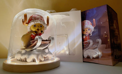 One Piece Tony Tony Chopper Figure Glass Dome LED Light - Winter Special Edition