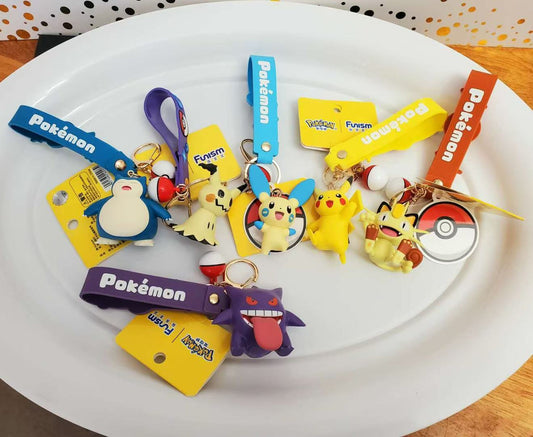 Pokemon 3rd version keychains