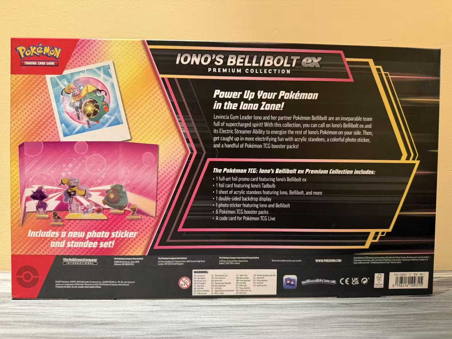Pokemon TCG Iono's Bellibolt ex Premium Collection