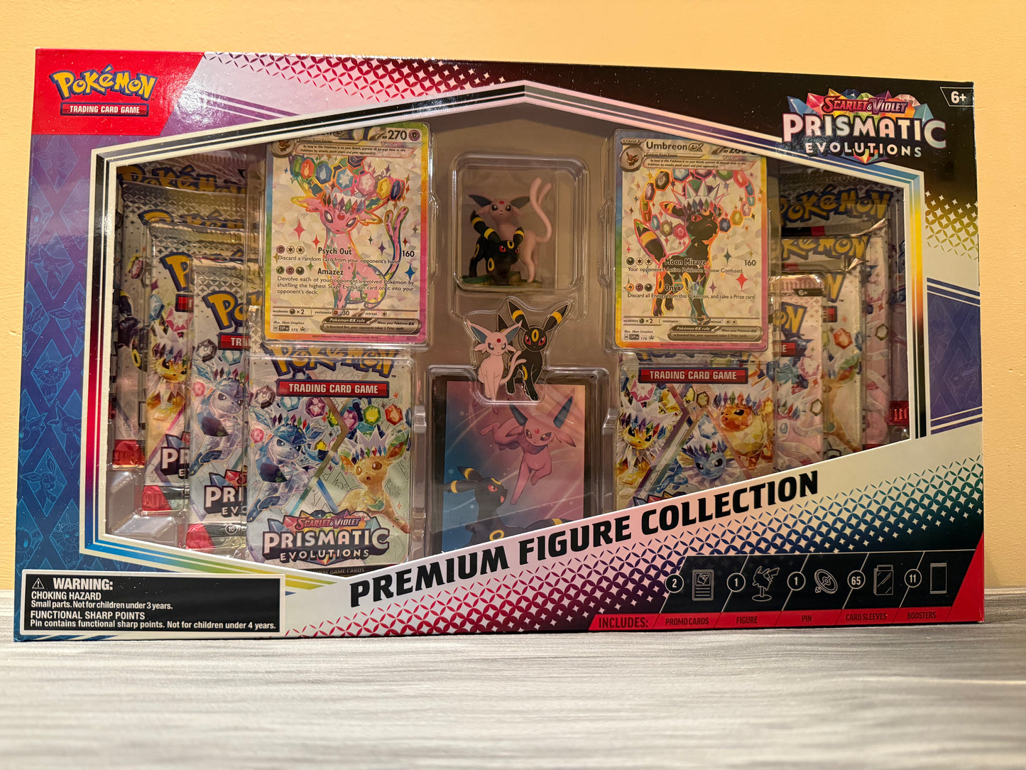 Pokemon TCG Prismatic Evolutions Premium Figure Collection Box