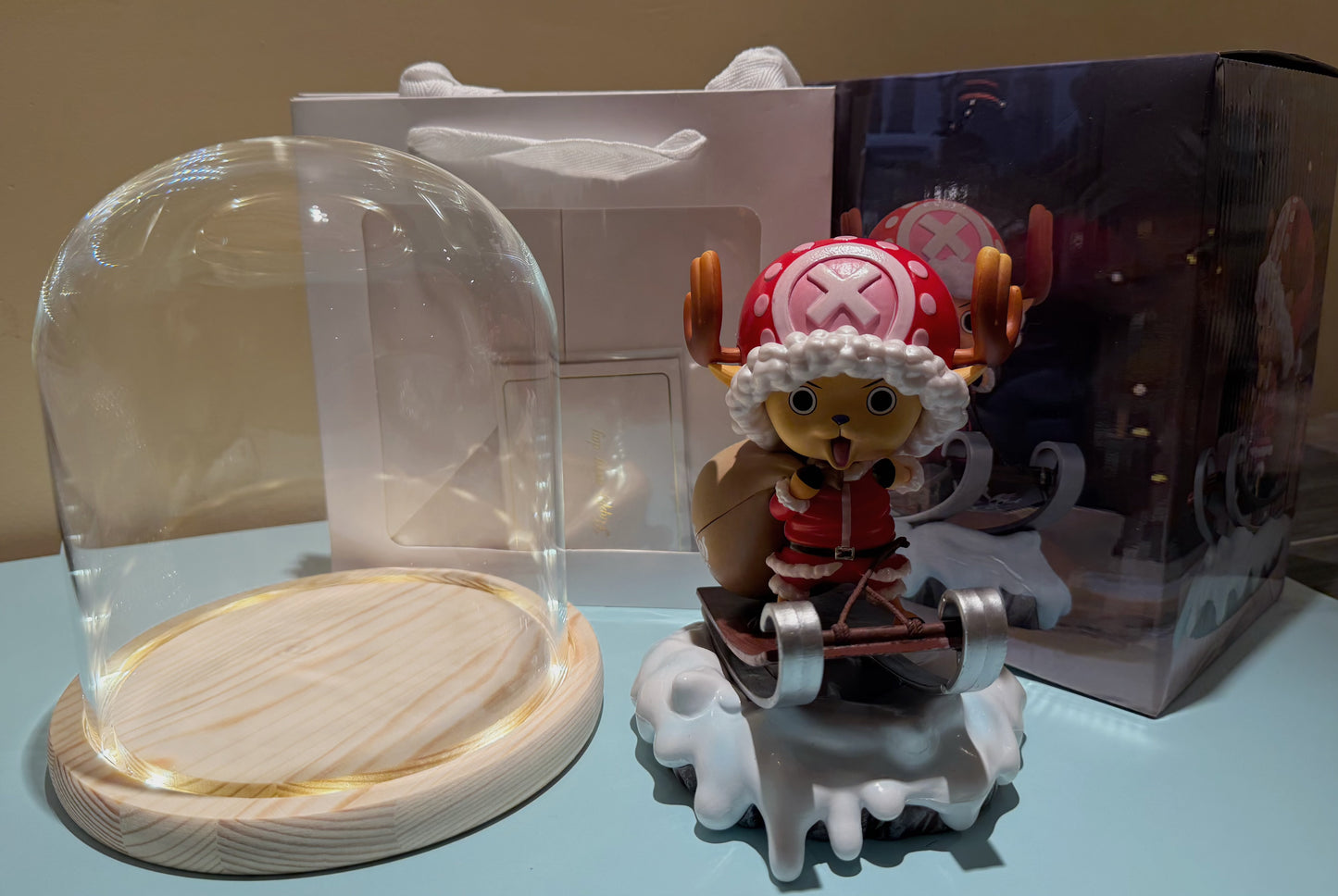 One Piece Tony Tony Chopper Figure Glass Dome LED Light - Winter Special Edition