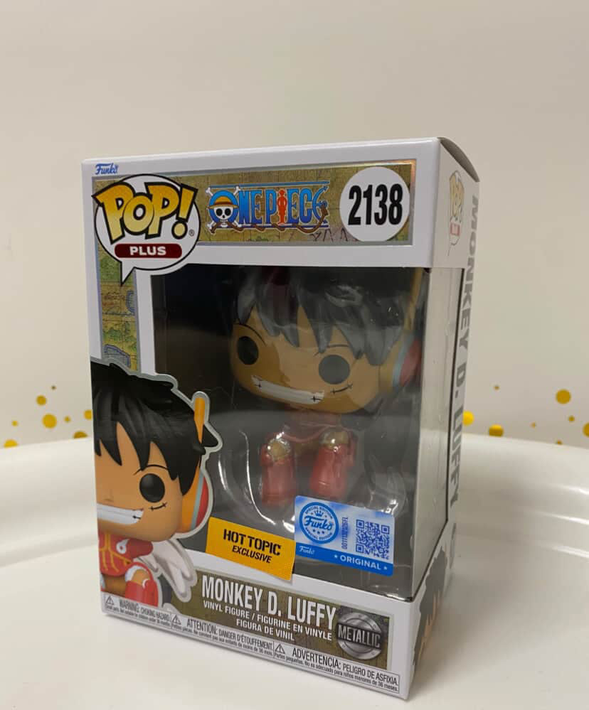 FUNKO POP! PLUS MONKEY D. LUFFY (METALLIC) - EXCLUSIVE