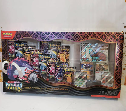 Pokemon TCG Paldean Fates Great Tusk Iron Threads ex Premium Collection Box